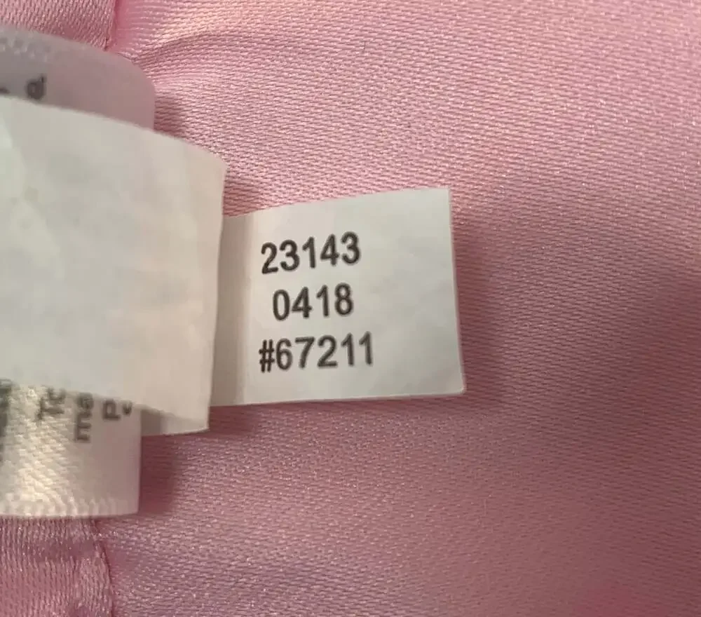 Carter's Unicorn white and pink satin lovey lovie